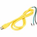 Global Industrial Replacement GFCI Cord for Electric Floor Scrubbers RP6486